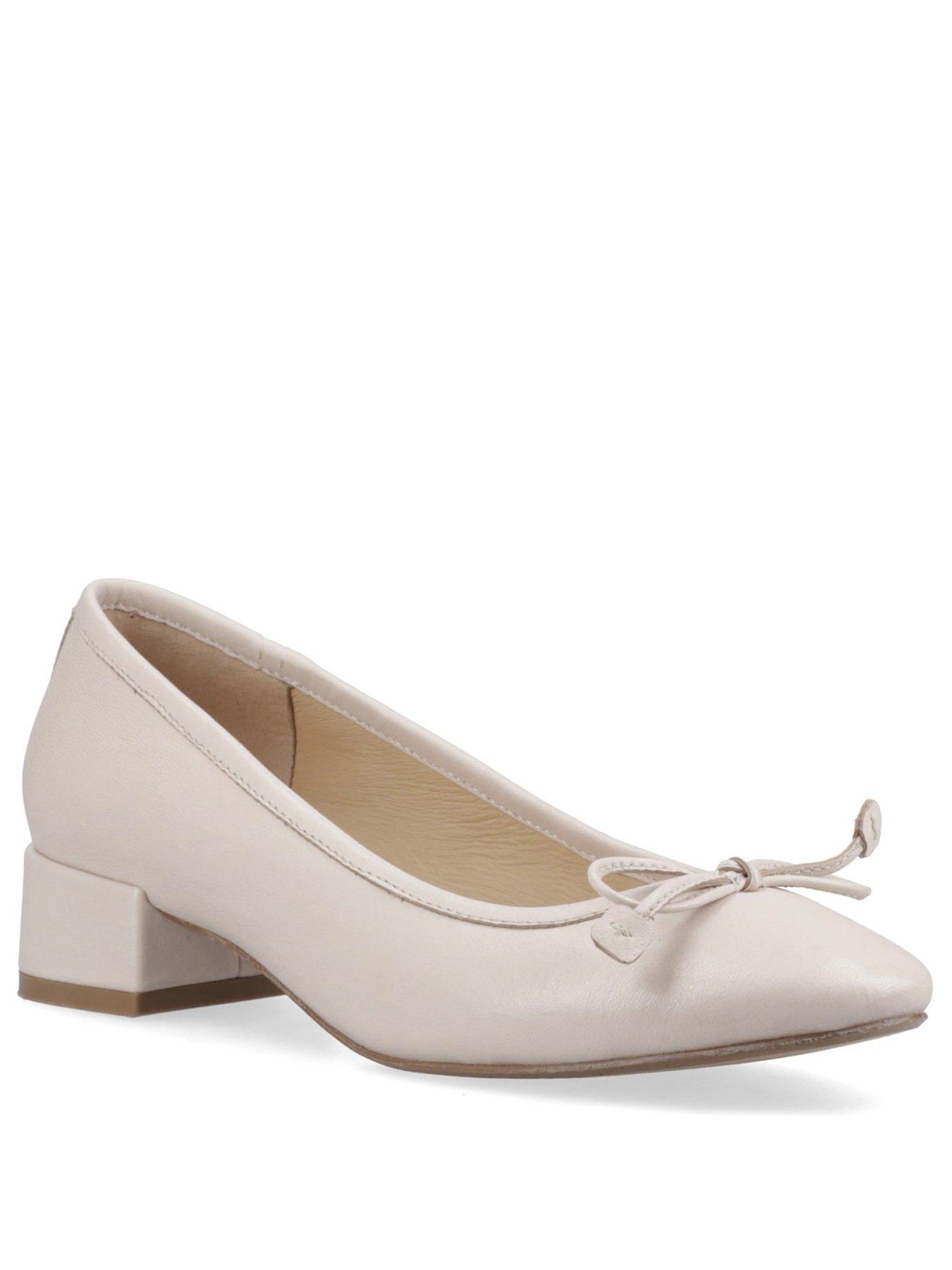 Image 2 of 5 of Hush Puppies Silvia Low Heel-ivory