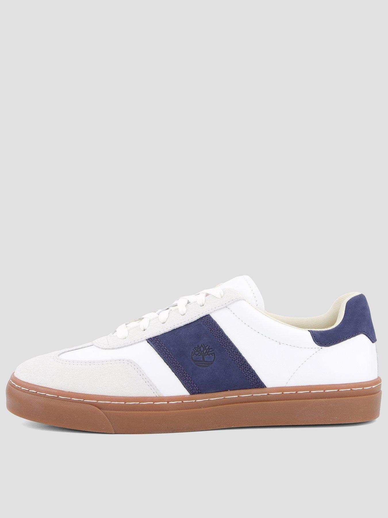 Image 1 of 7 of Timberland Lisbon Street Low Lace Trainers - White