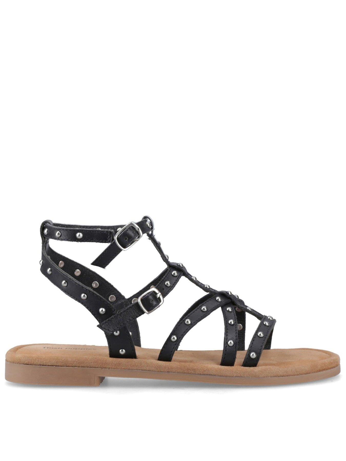 Image 2 of 7 of Hush Puppies Tori Stud Gladiator Sandals&nbsp;- Tan