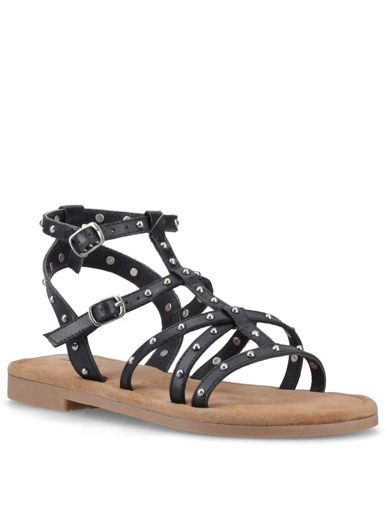 Image 3 of 7 of Hush Puppies Tori Stud Gladiator Sandals&nbsp;- Tan