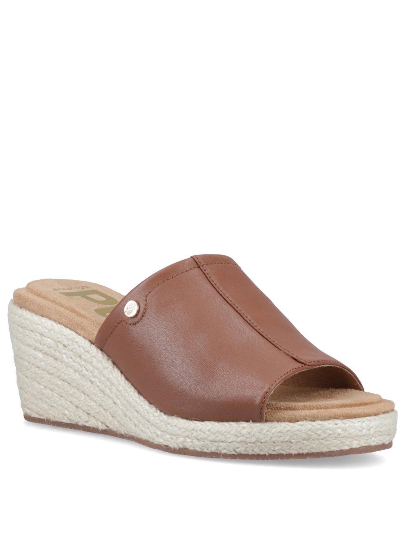 hush-puppies-willow-rattan-slide-wedge-tanstillFront