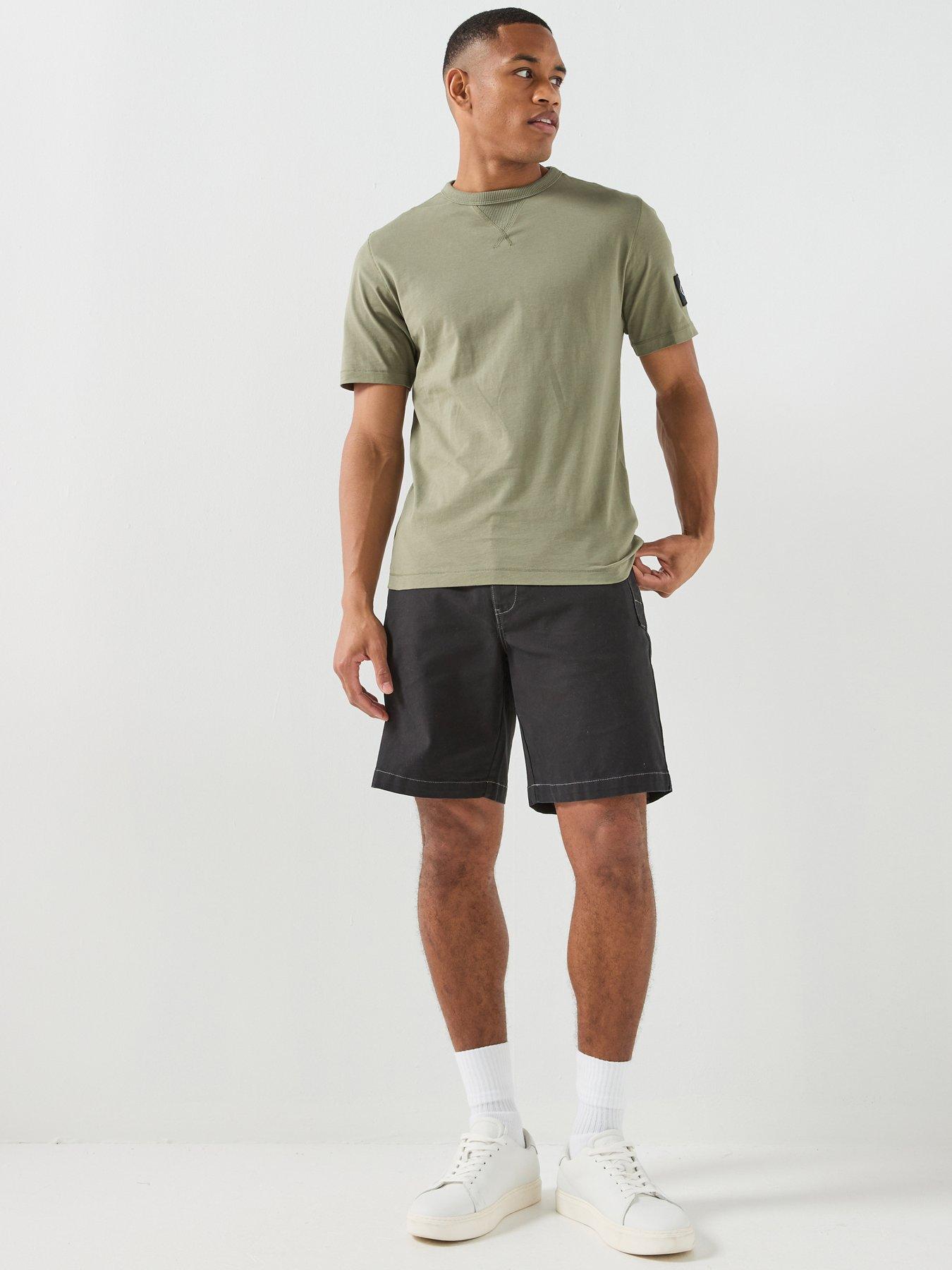 Image 3 of 5 of Calvin Klein Jeans Crew Neck&nbsp;CK&nbsp;Badge T-Shirt - Green