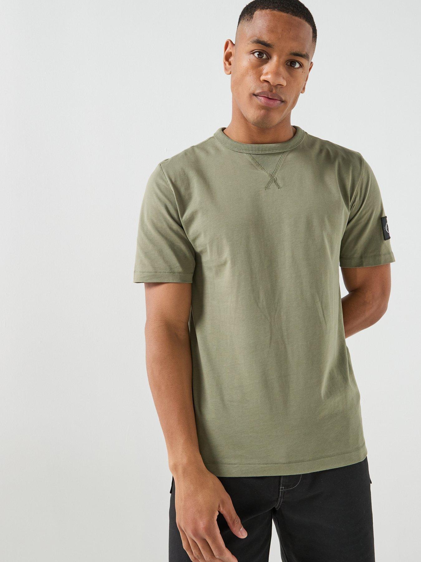 Image 5 of 5 of Calvin Klein Jeans Crew Neck&nbsp;CK&nbsp;Badge T-Shirt - Green