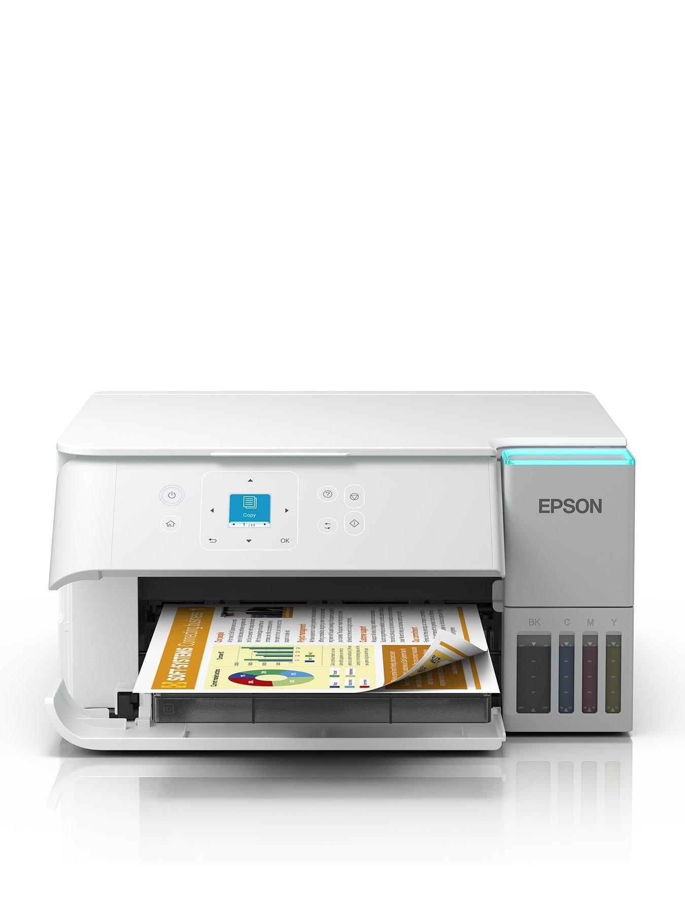 Epson Epson EcoTank ET-2956 White A4 Multifunction Wi-Fi Ink Tank Printer, With Up To 3 Years Of Ink Included