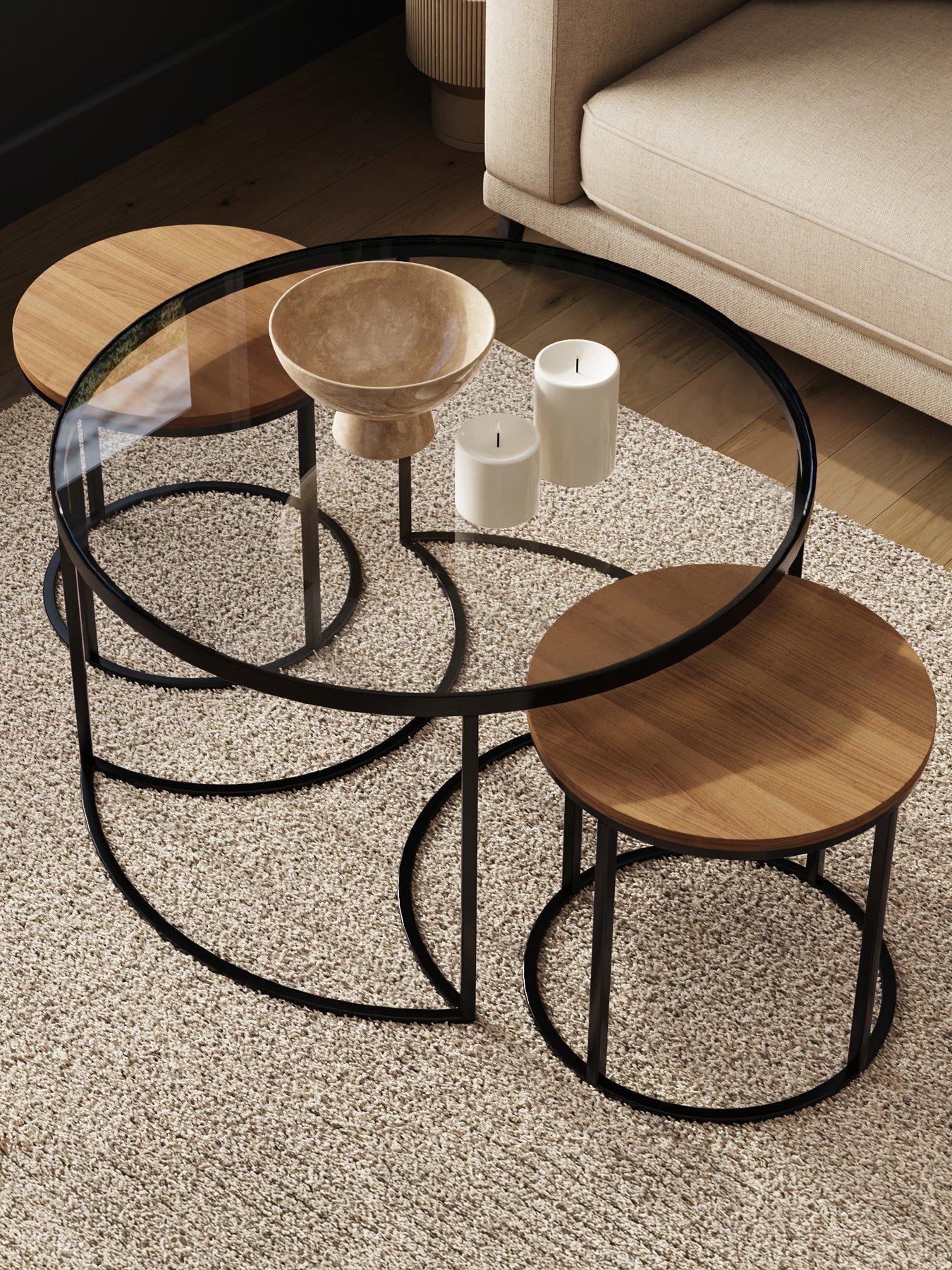 Image 3 of 7 of GFW Femi Set Of 3 Nesting Tables