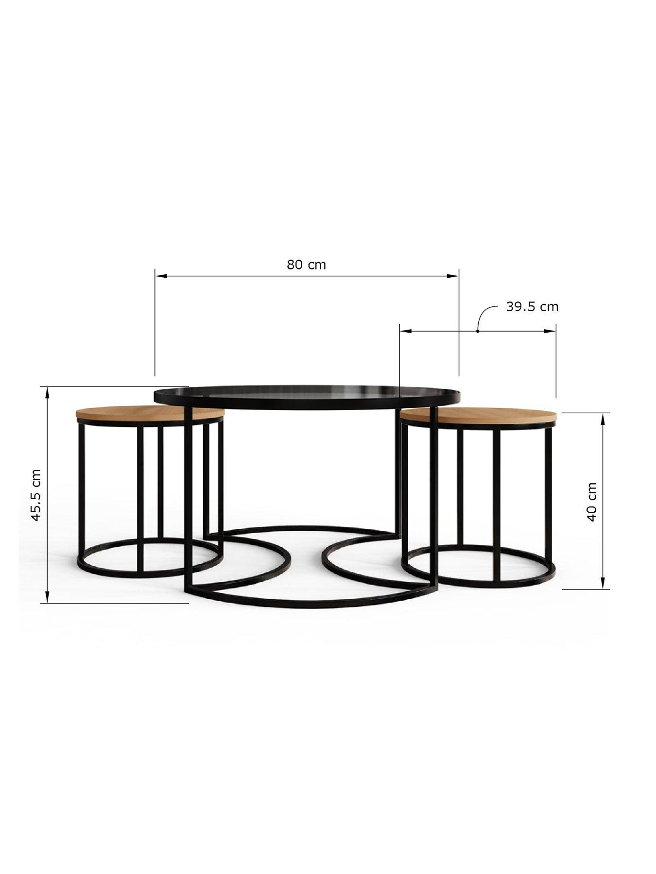 Image 7 of 7 of GFW Femi Set Of 3 Nesting Tables