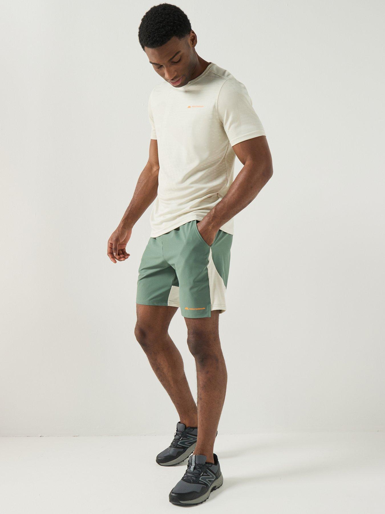 Image 3 of 6 of Monterrain Mens Divide Woven Running Short - Green