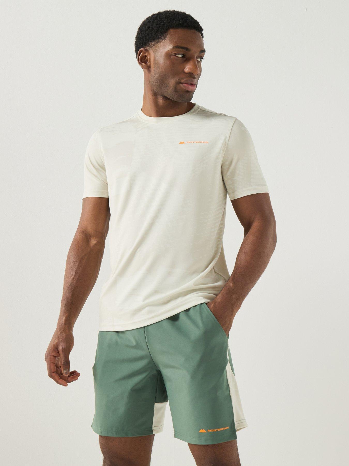 Image 6 of 6 of Monterrain Mens Divide Woven Running Short - Green