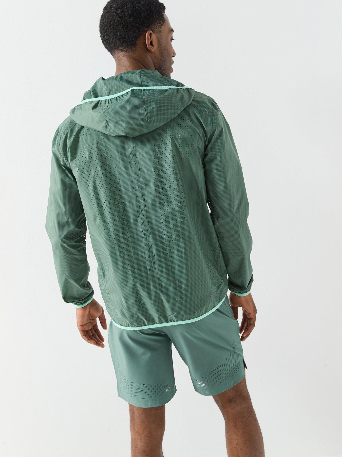 Image 2 of 6 of Monterrain Mens Vapor Windbreaker - Green