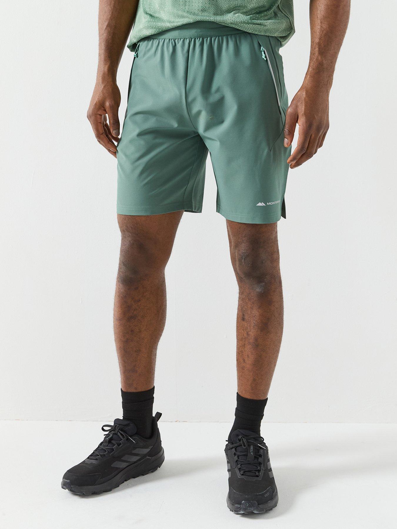 Image 1 of 6 of Monterrain Mens Vapor Woven Running Short - Green