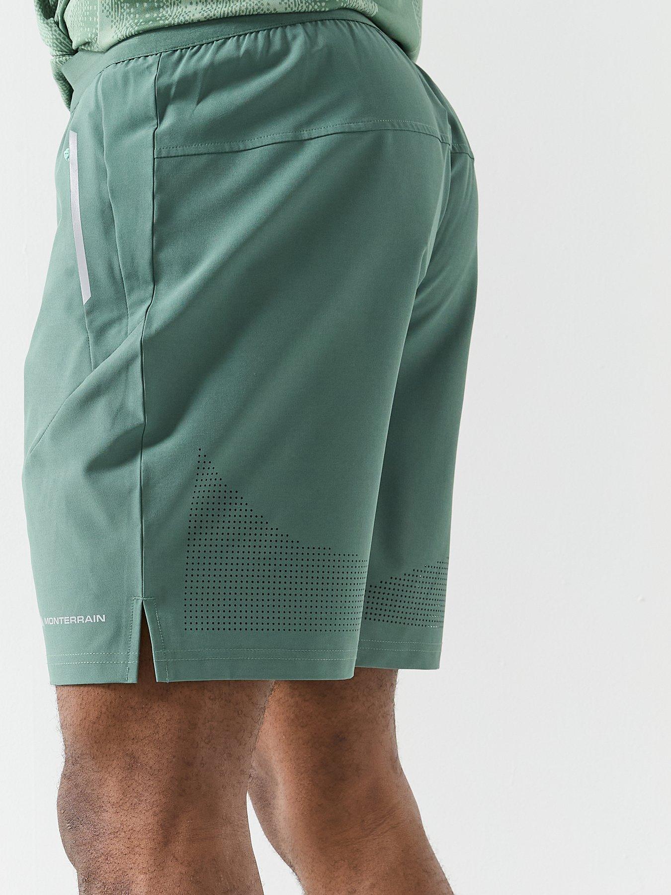 Image 4 of 6 of Monterrain Mens Vapor Woven Running Short - Green