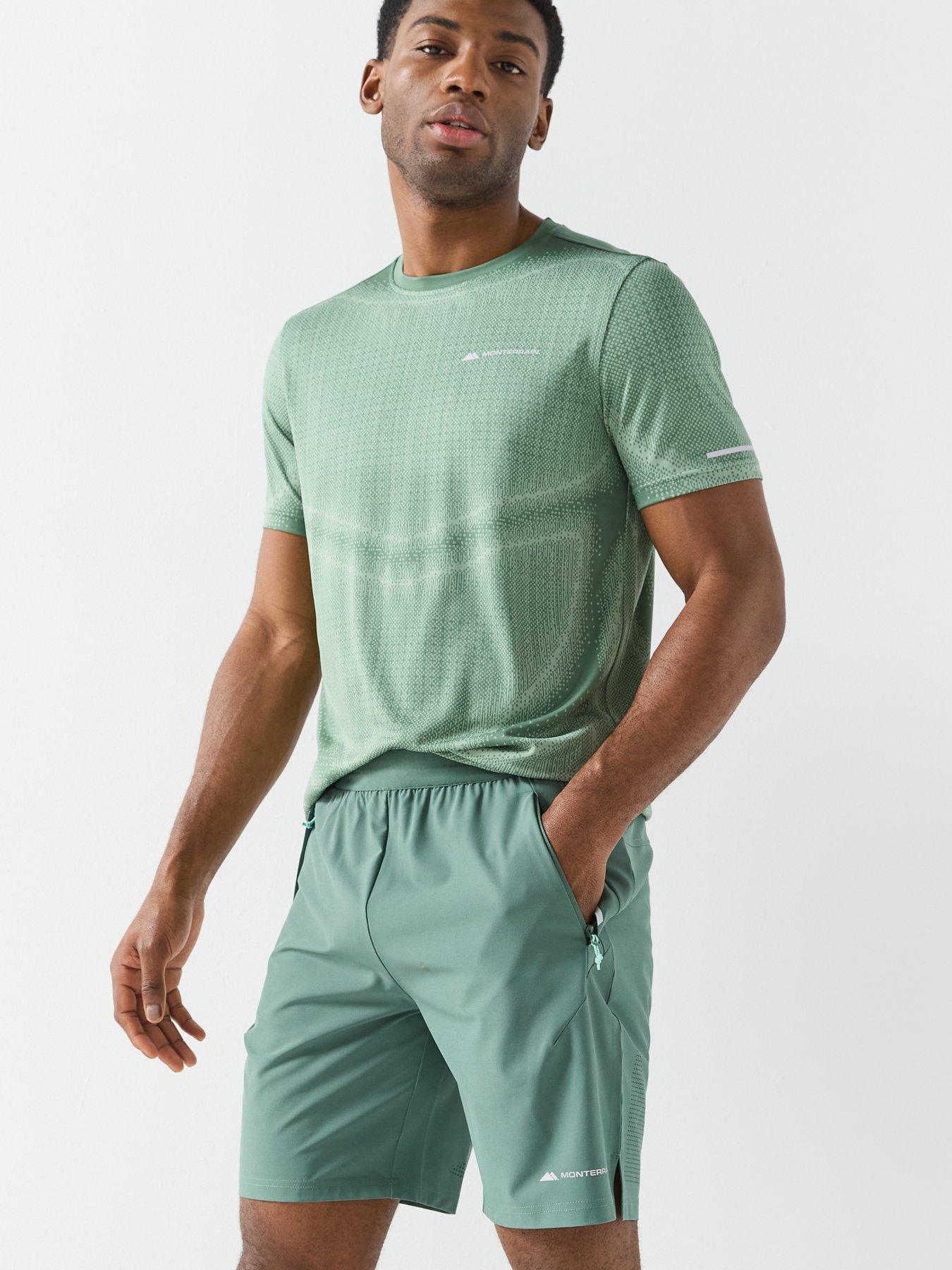 Image 5 of 6 of Monterrain Mens Vapor Woven Running Short - Green