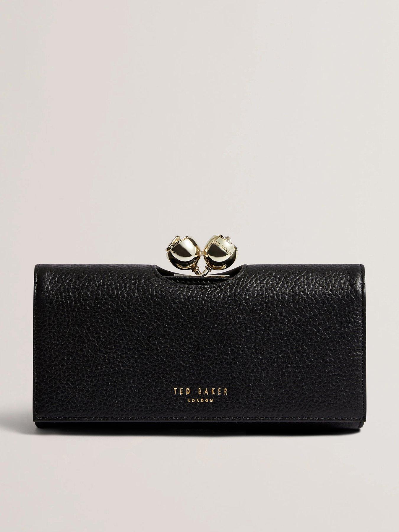 ted-baker-rose-clasp-small-trifold-leather-purse-black