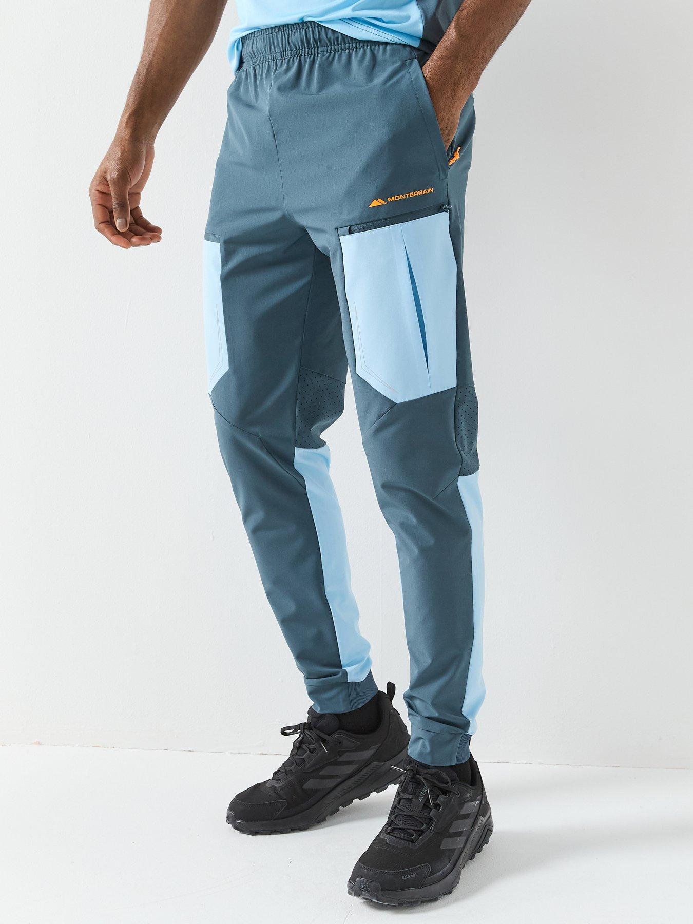 Image 1 of 6 of Monterrain Mens Orbit Woven Running Pant - Blue