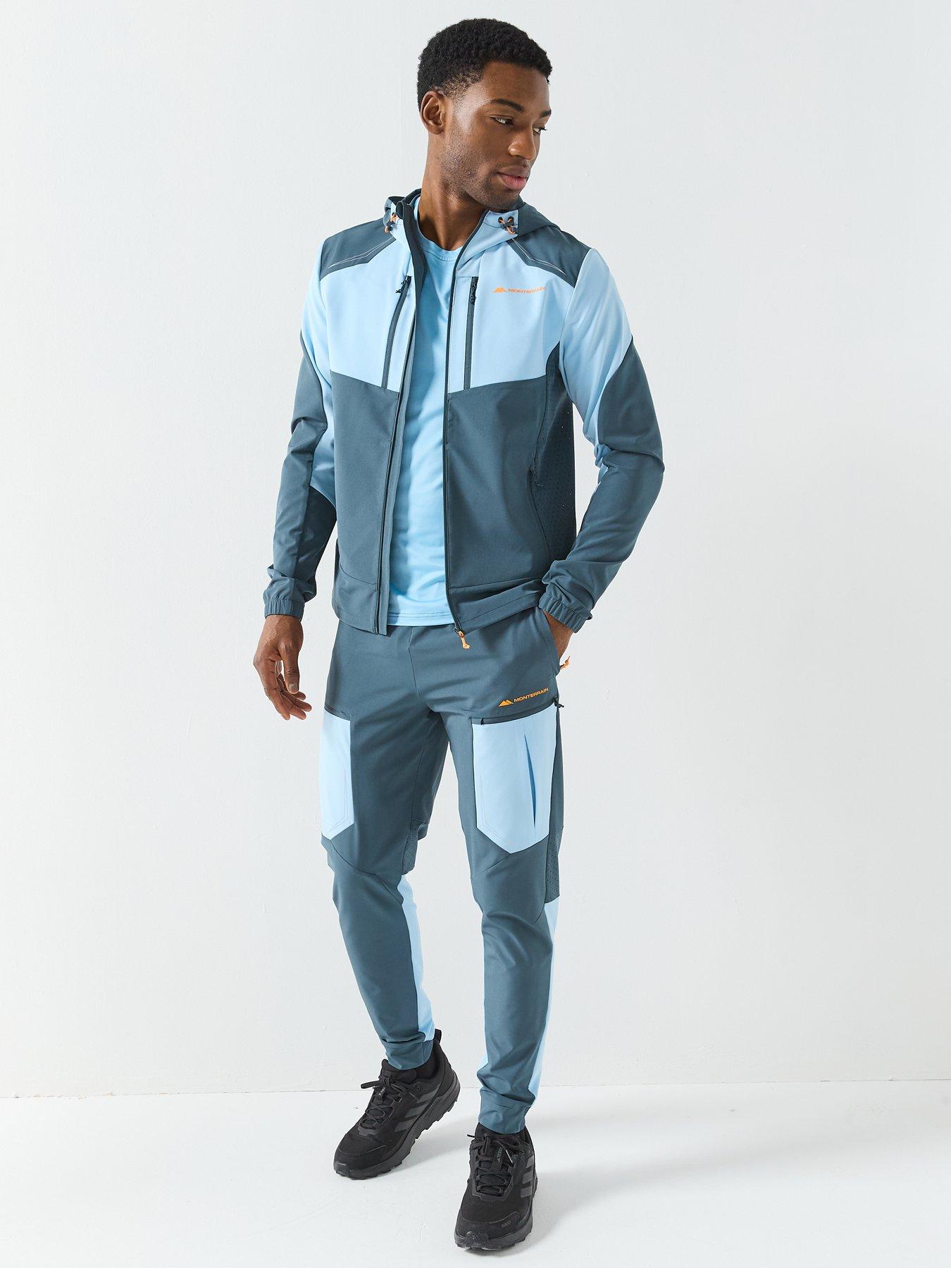 Image 3 of 6 of Monterrain Mens Orbit Woven Running Pant - Blue