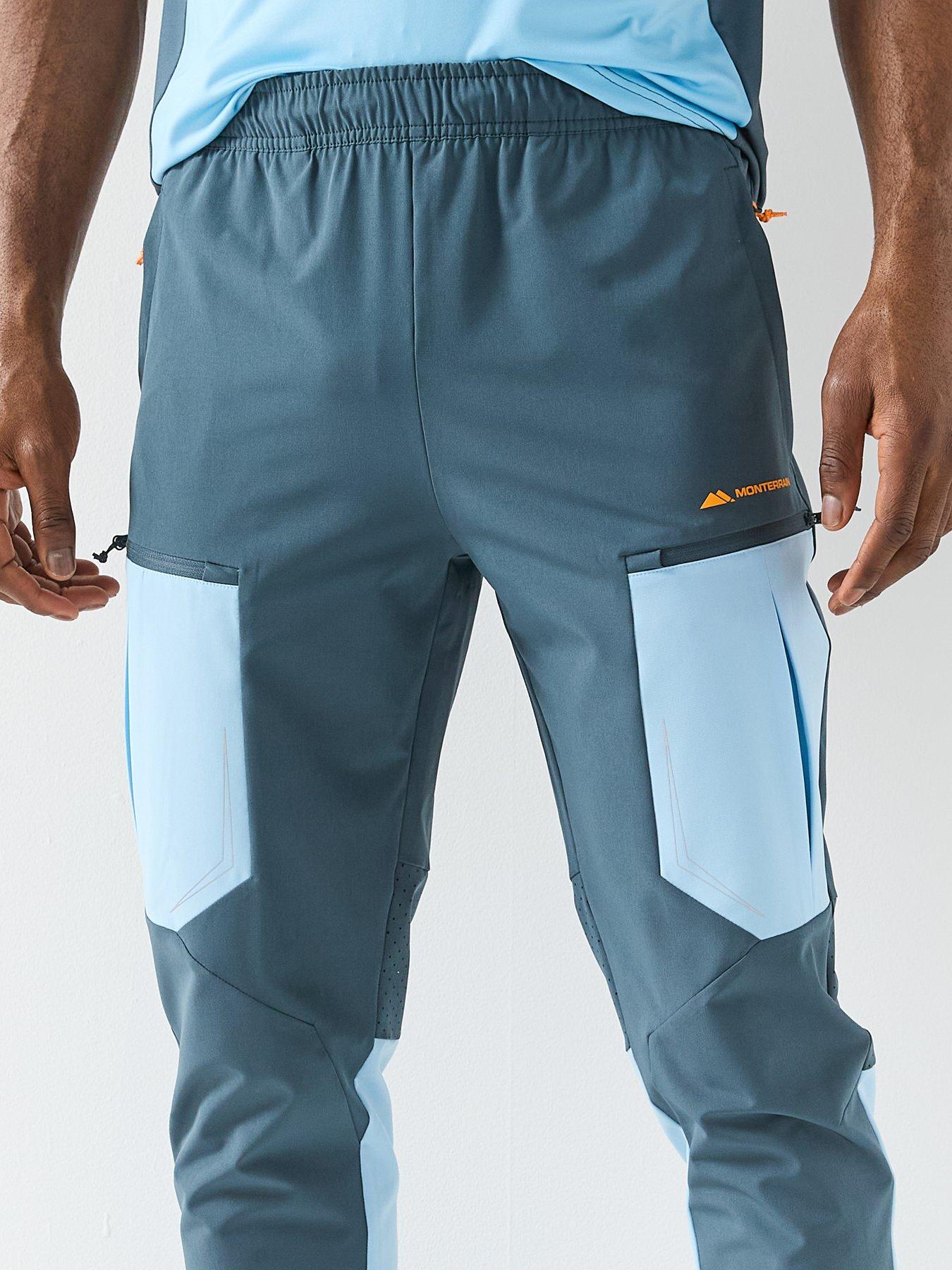 Image 4 of 6 of Monterrain Mens Orbit Woven Running Pant - Blue