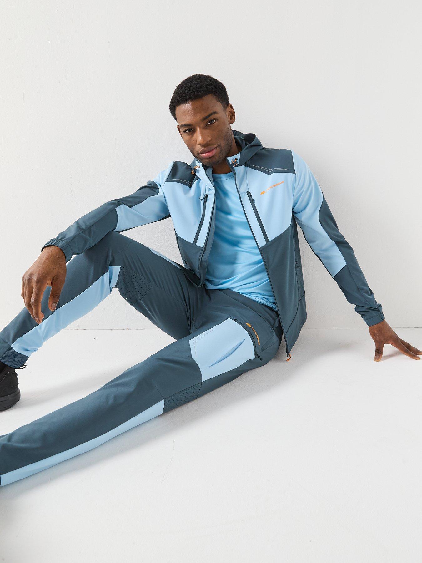 Image 5 of 6 of Monterrain Mens Orbit Woven Running Pant - Blue