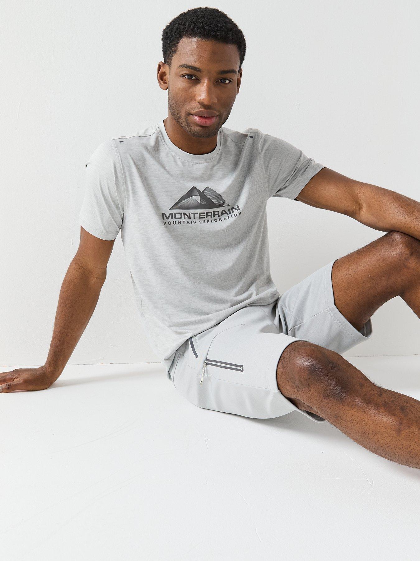 Image 3 of 6 of Monterrain Mens Speed 2.0 Poly Fleece Short - Grey