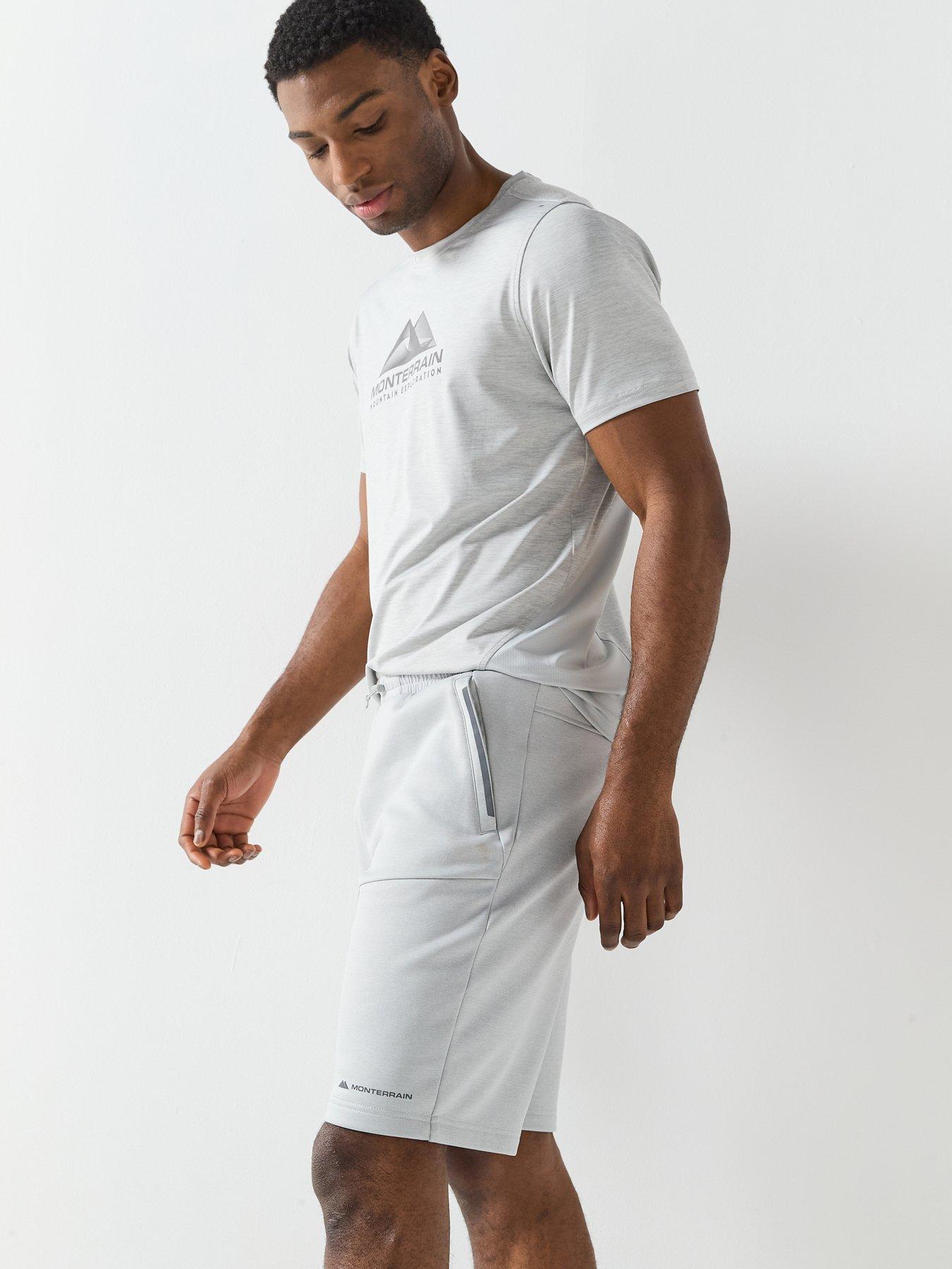 Image 4 of 6 of Monterrain Mens Speed 2.0 Poly Fleece Short - Grey