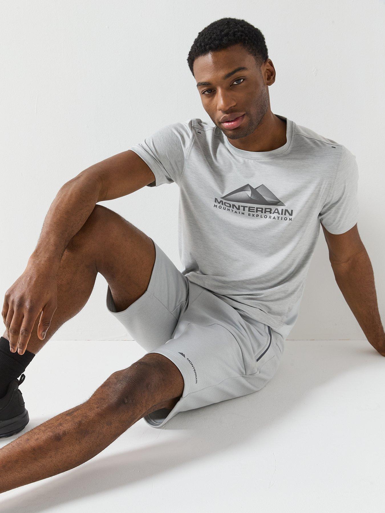 Image 5 of 6 of Monterrain Mens Speed 2.0 Poly Fleece Short - Grey