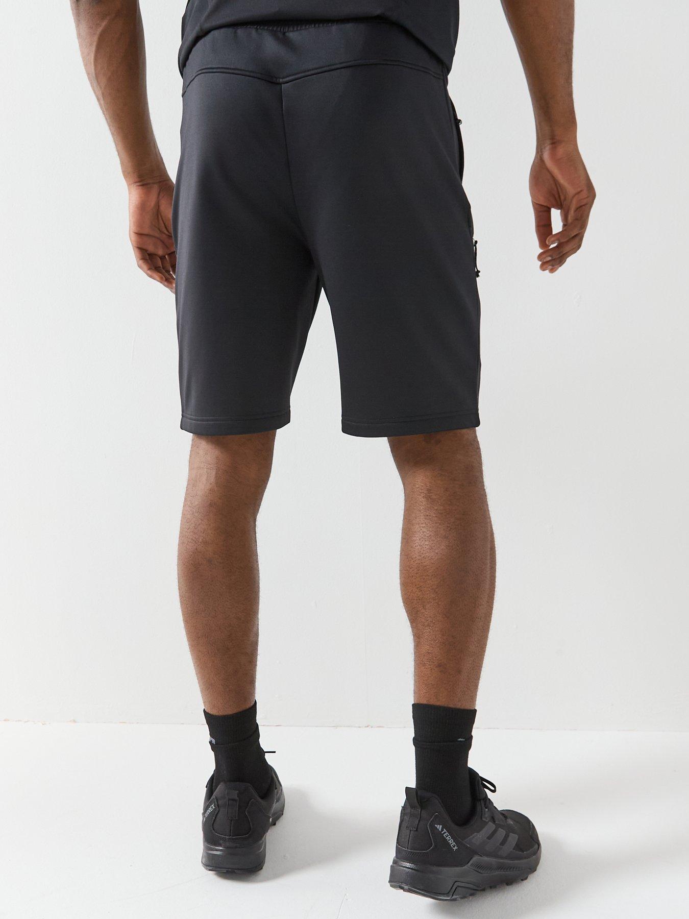 Image 2 of 5 of Monterrain Mens Speed 2.0 Poly Fleece Short - Black