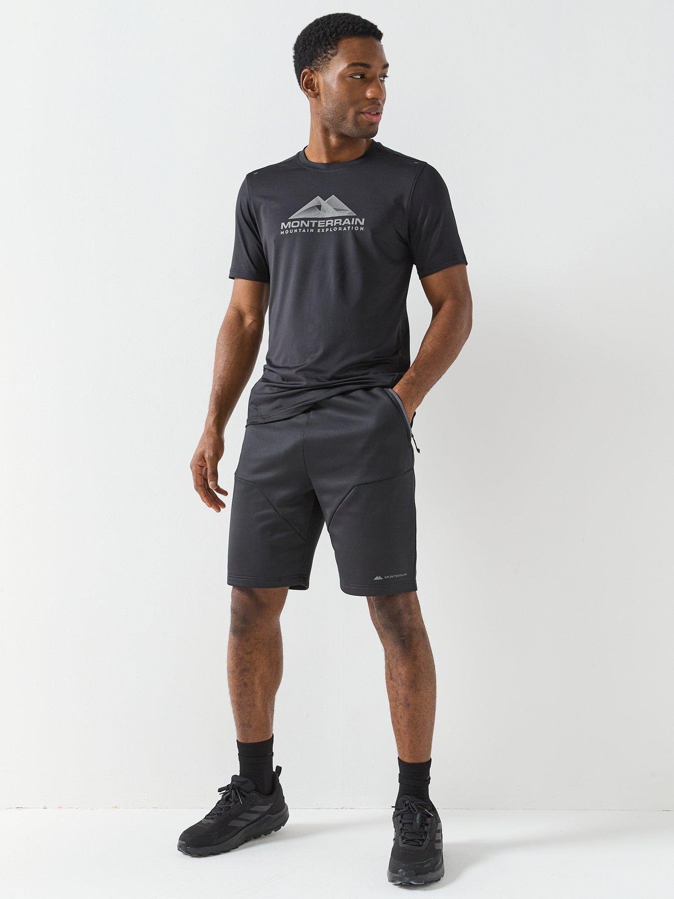 Image 3 of 5 of Monterrain Mens Speed 2.0 Poly Fleece Short - Black