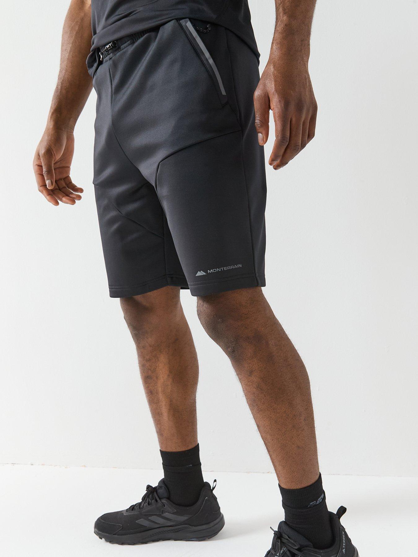 Image 4 of 5 of Monterrain Mens Speed 2.0 Poly Fleece Short - Black