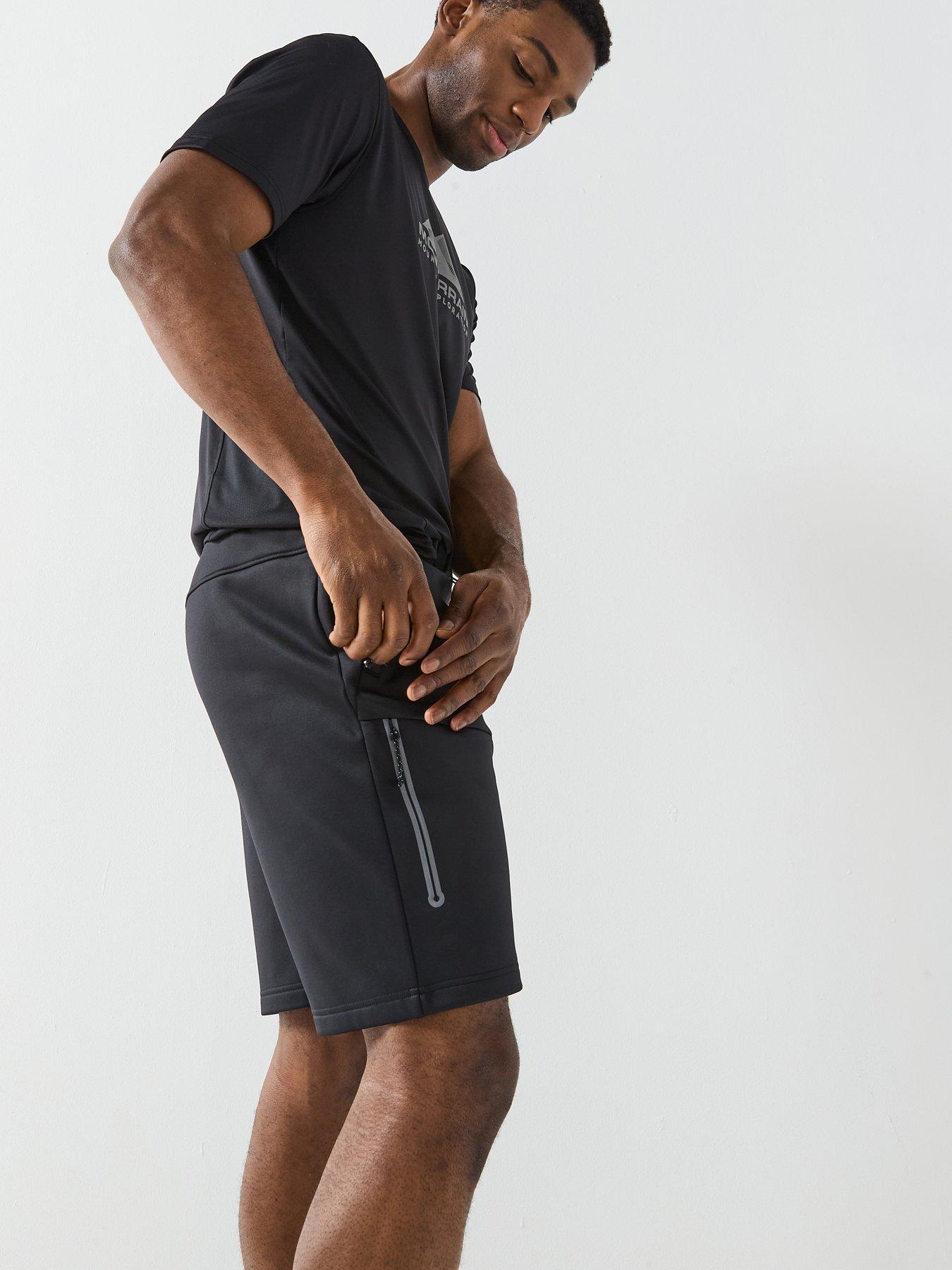 Image 5 of 5 of Monterrain Mens Speed 2.0 Poly Fleece Short - Black