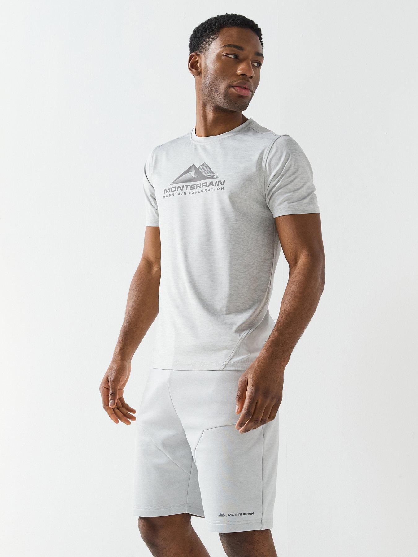 Image 1 of 6 of Monterrain Mens Speed 2.0 Poly T-Shirt - Grey