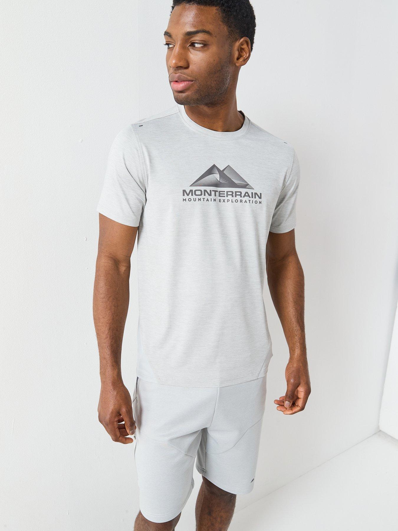 Image 5 of 6 of Monterrain Mens Speed 2.0 Poly T-Shirt - Grey