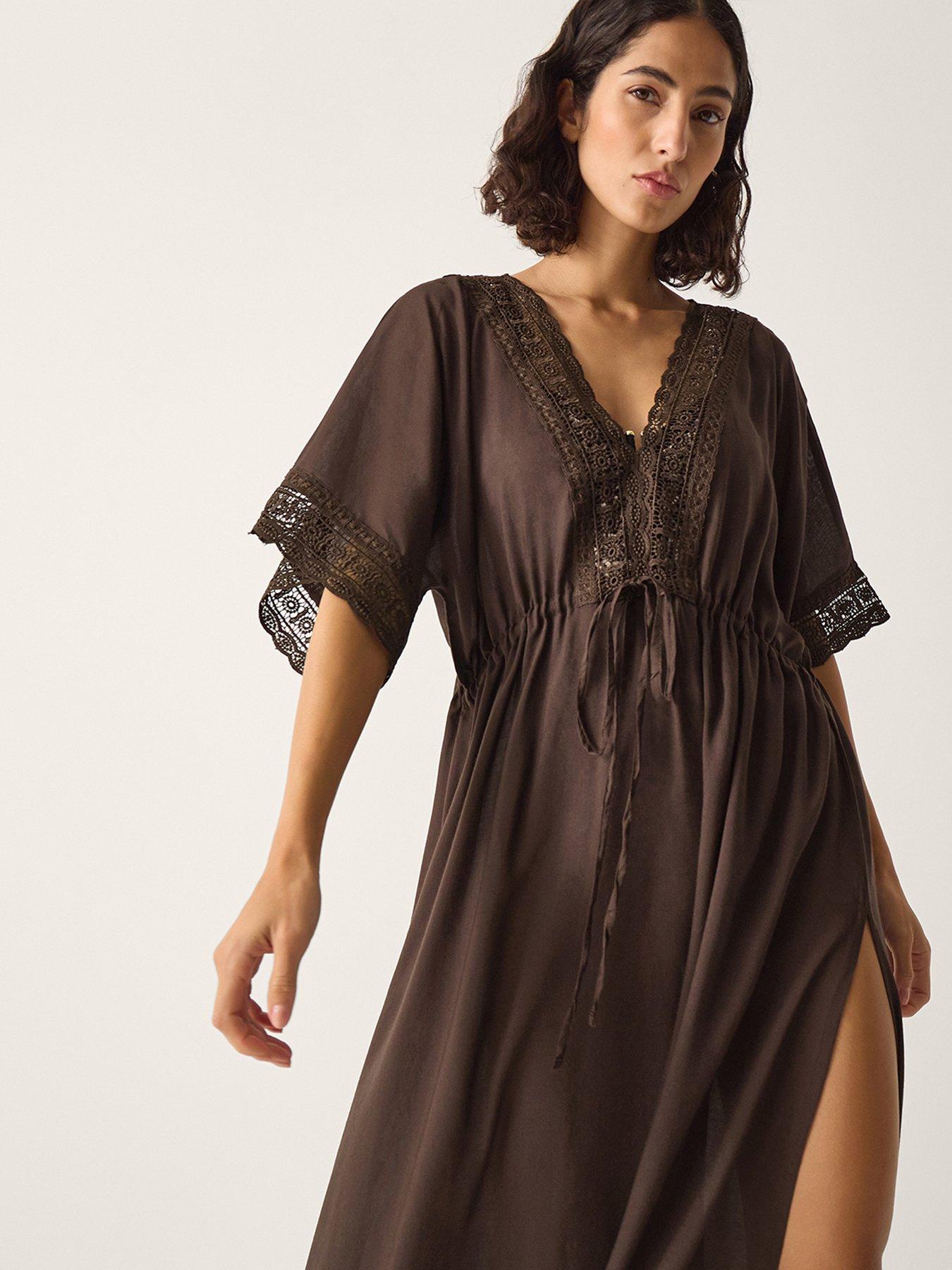 Image 3 of 5 of Monsoon Cali Crochet Cover Up