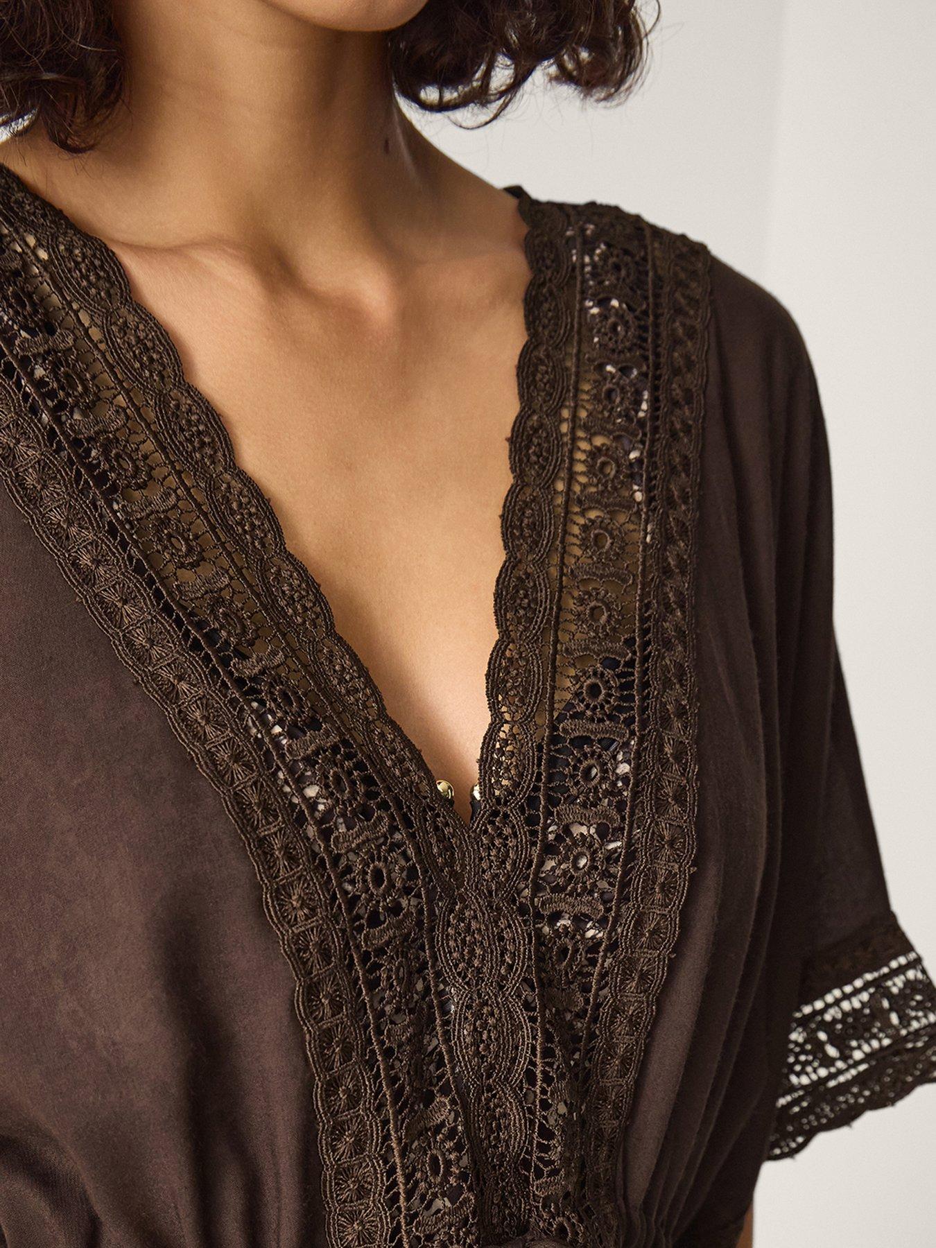 Image 4 of 5 of Monsoon Cali Crochet Cover Up