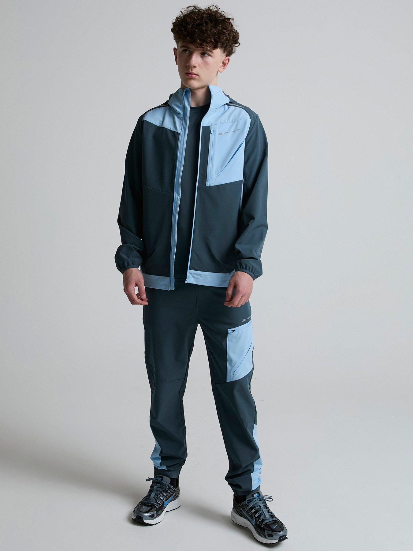 Image 3 of 5 of Monterrain Kids Deflect 2.0 Woven Zt Hood - Blue
