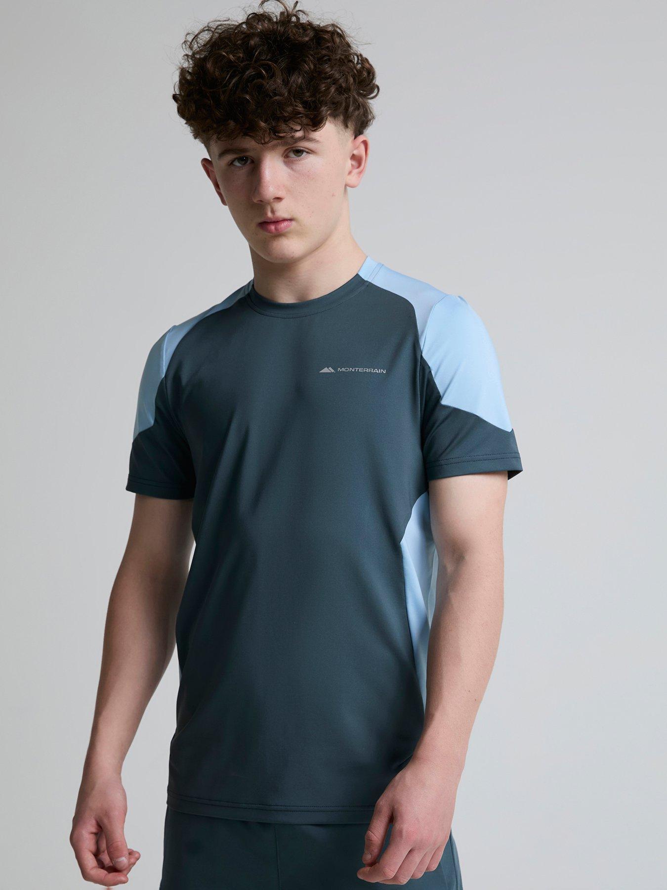 Image 1 of 5 of Monterrain Kids Deflect T-shirt - Blue