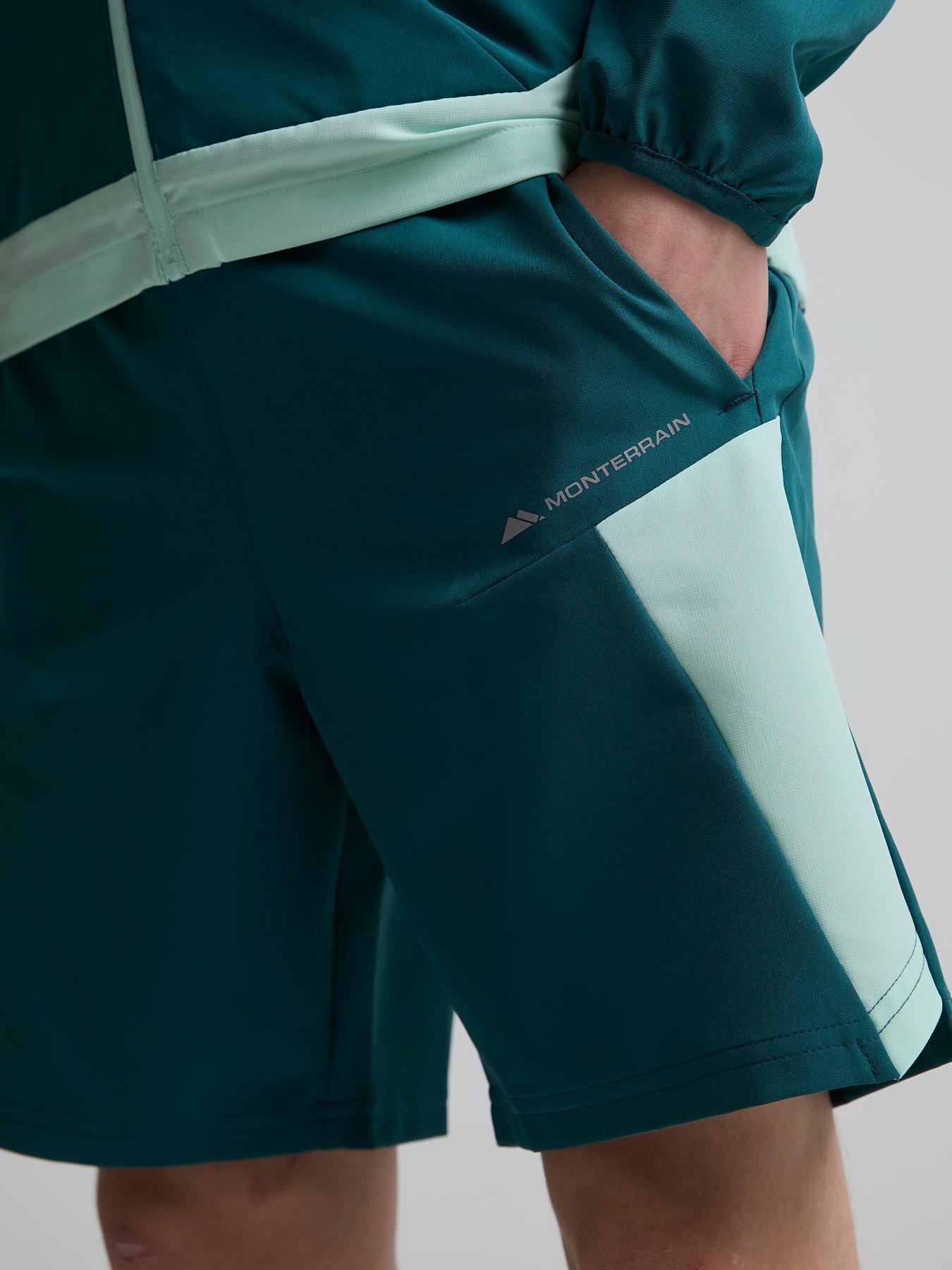 monterrain-kids-deflect-woven-shorts-greenoutfit