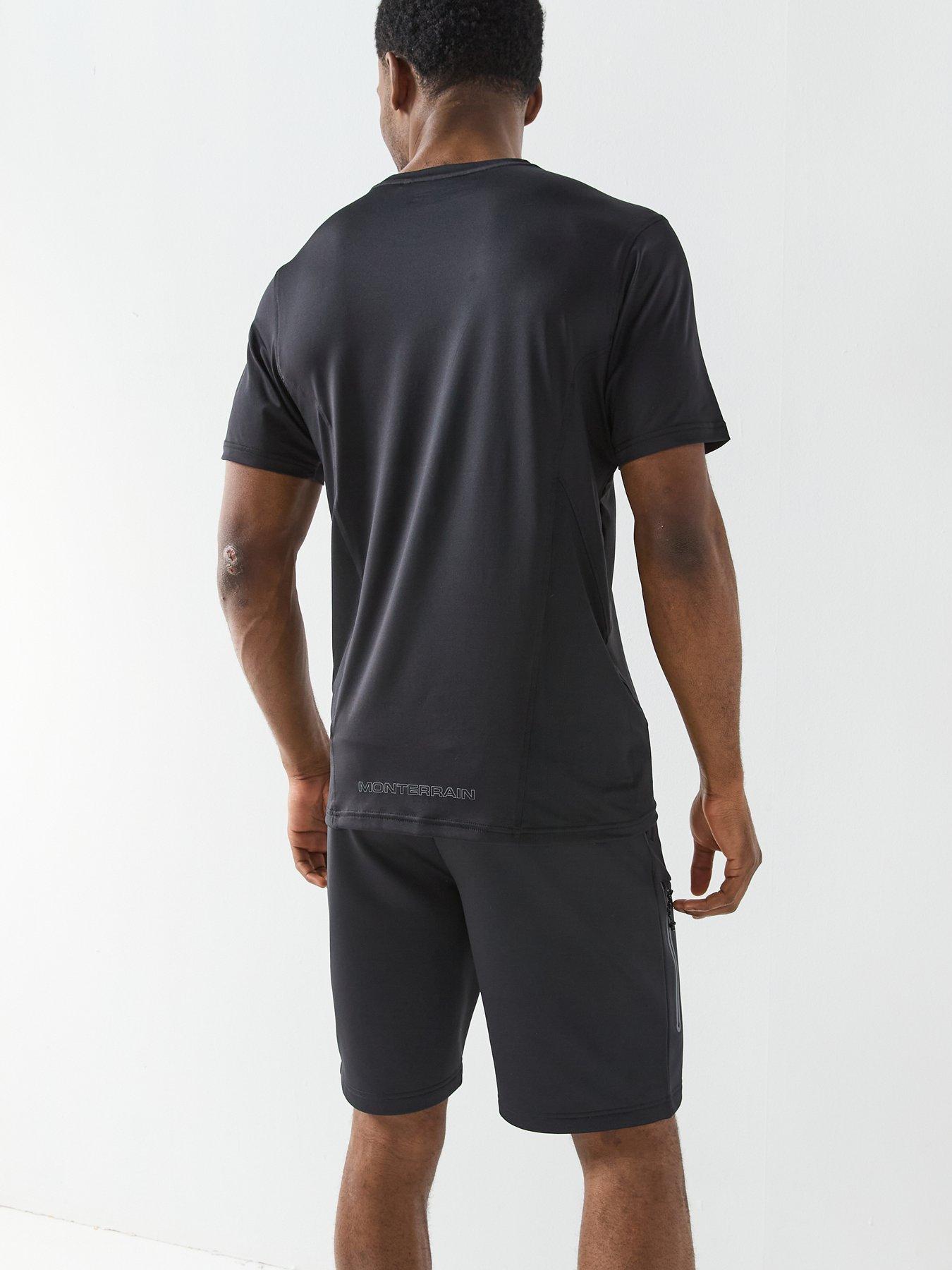 Image 2 of 5 of Monterrain Mens Speed 2.0 Poly T-Shirt - Black