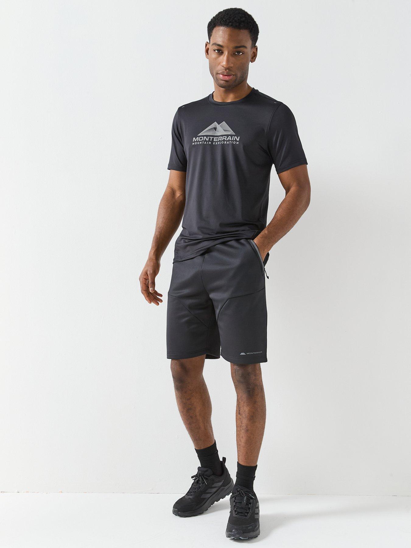 Image 3 of 5 of Monterrain Mens Speed 2.0 Poly T-Shirt - Black