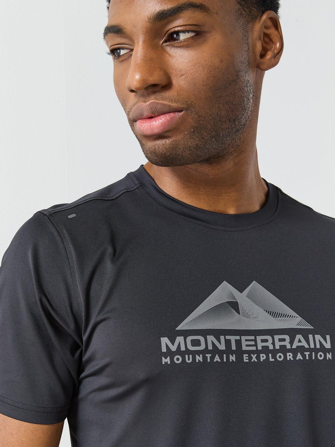 Image 4 of 5 of Monterrain Mens Speed 2.0 Poly T-Shirt - Black