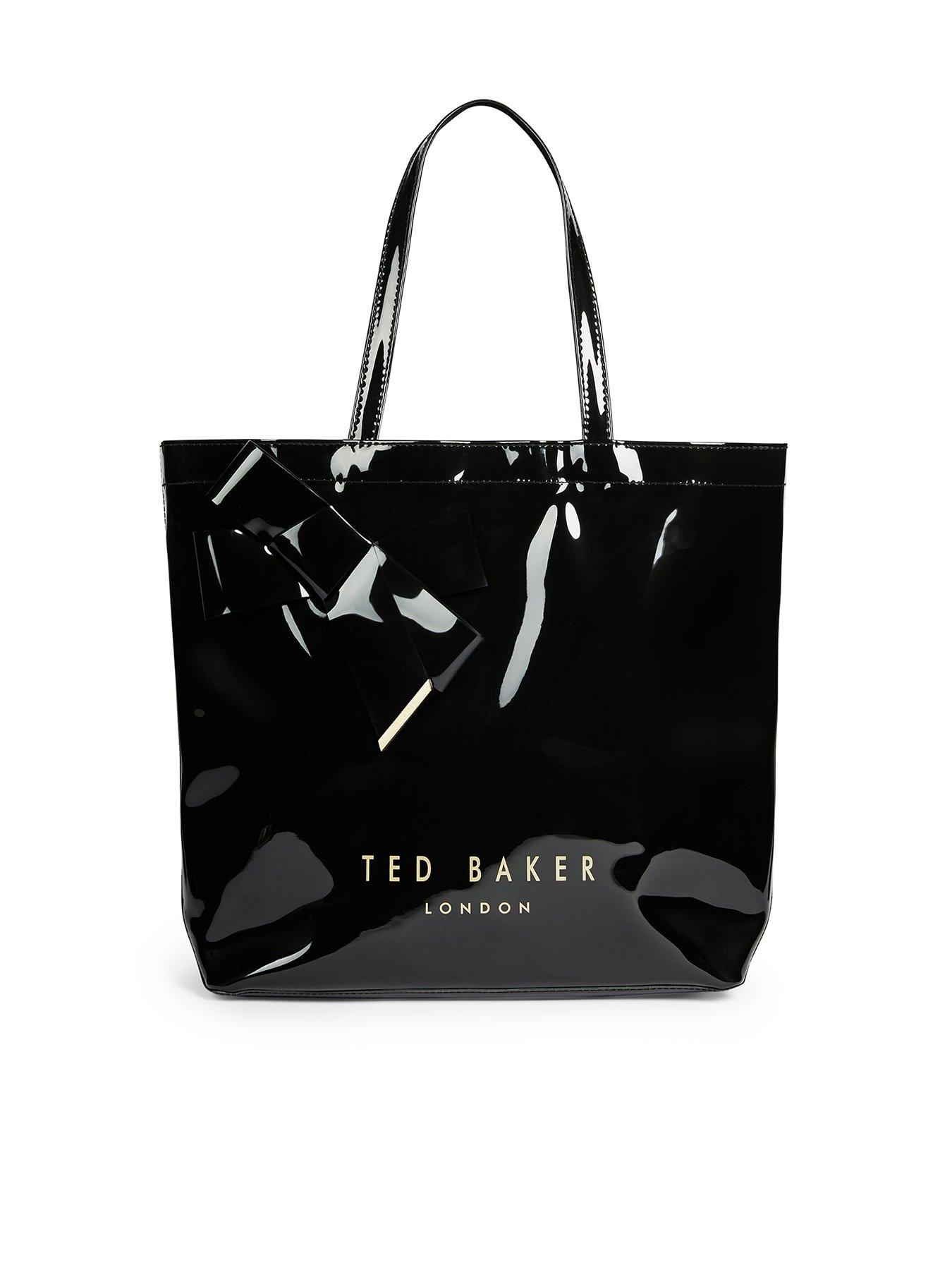 Image 1 of 6 of Ted Baker Knot Bow Tote Bag - Black