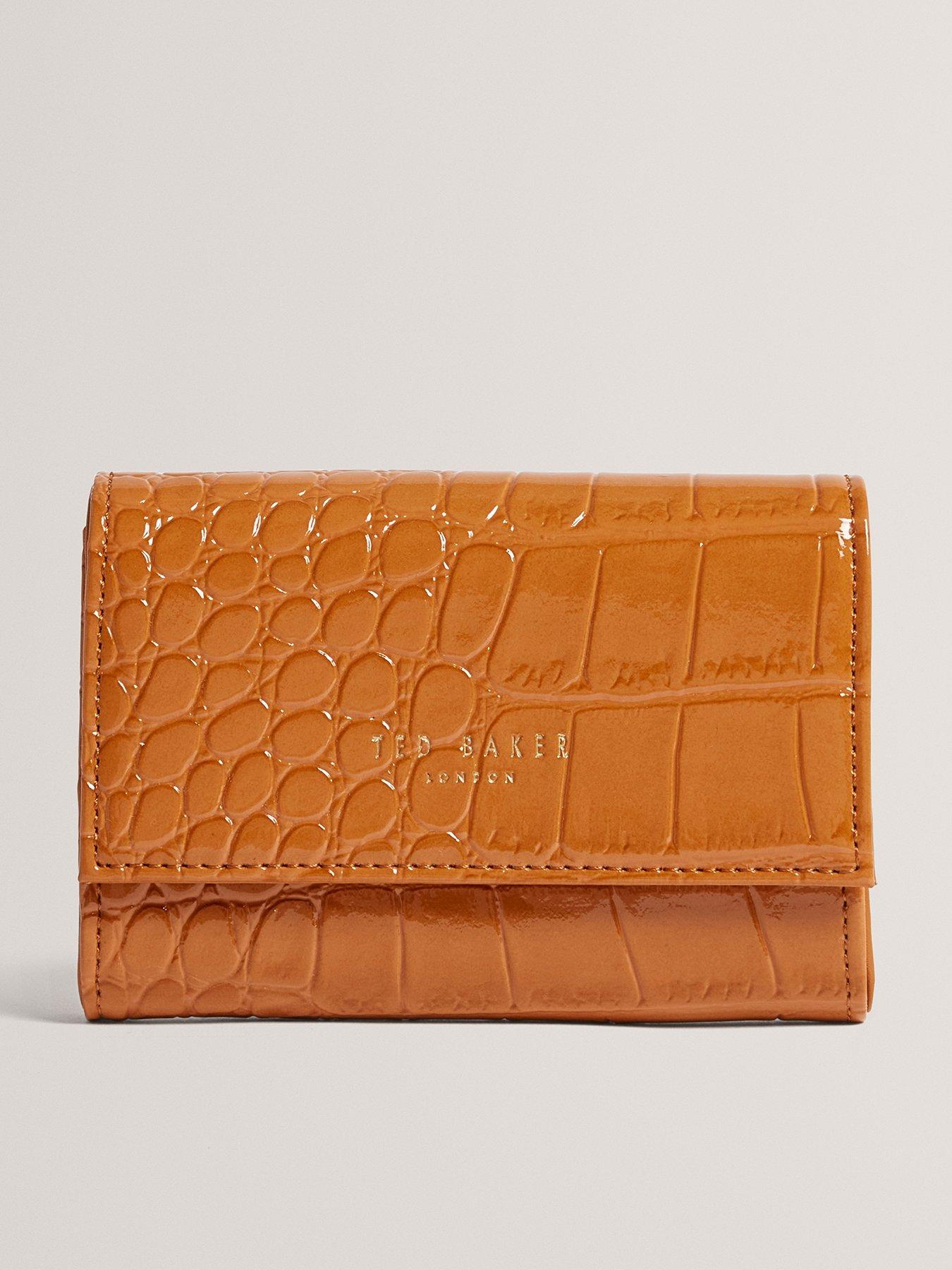 Ted Baker Croc Effect Small Purse - Brown