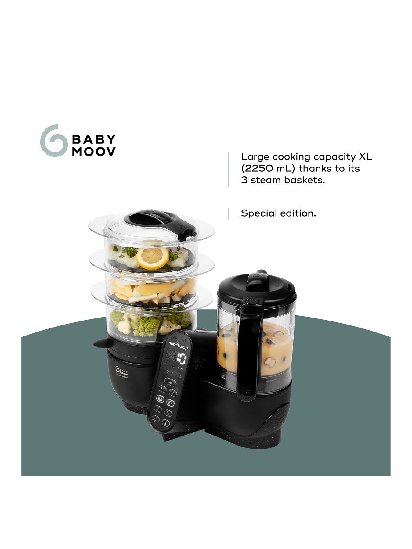 babymoov-nutribaby-xl-black-edition-6-in-1-baby-food-processorblendersteamersteriliserstillFront