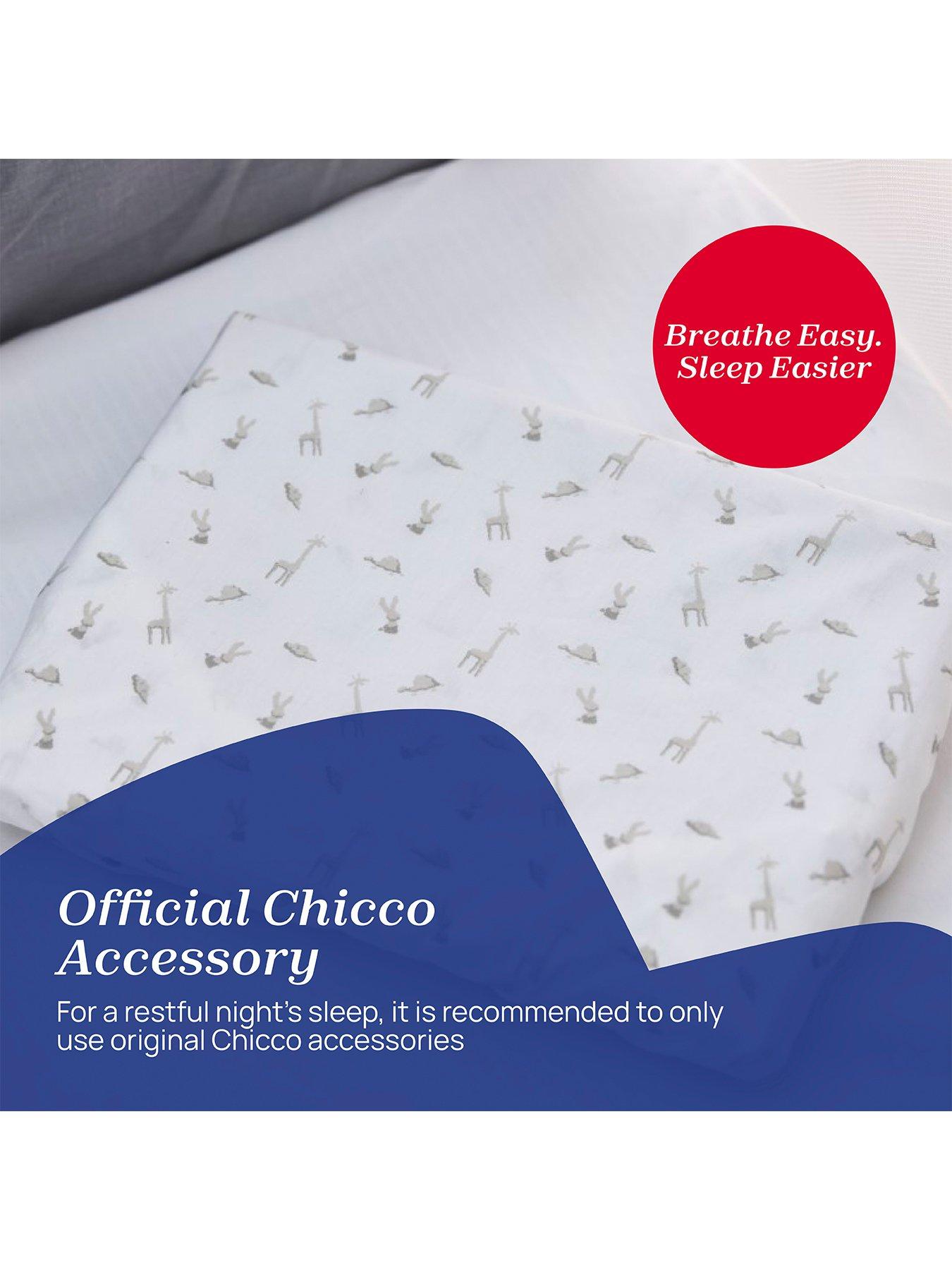 Image 4 of 6 of Chicco Next2Me Cotton Crib Set 2 Pieces - Cloud