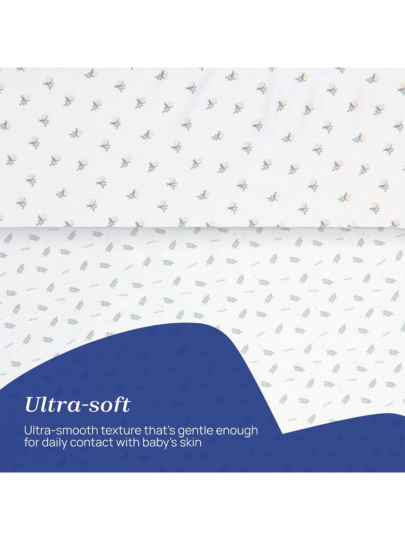 Image 4 of 6 of Chicco Next2Me Bamboo Crib Set 2 Pieces - Greenery