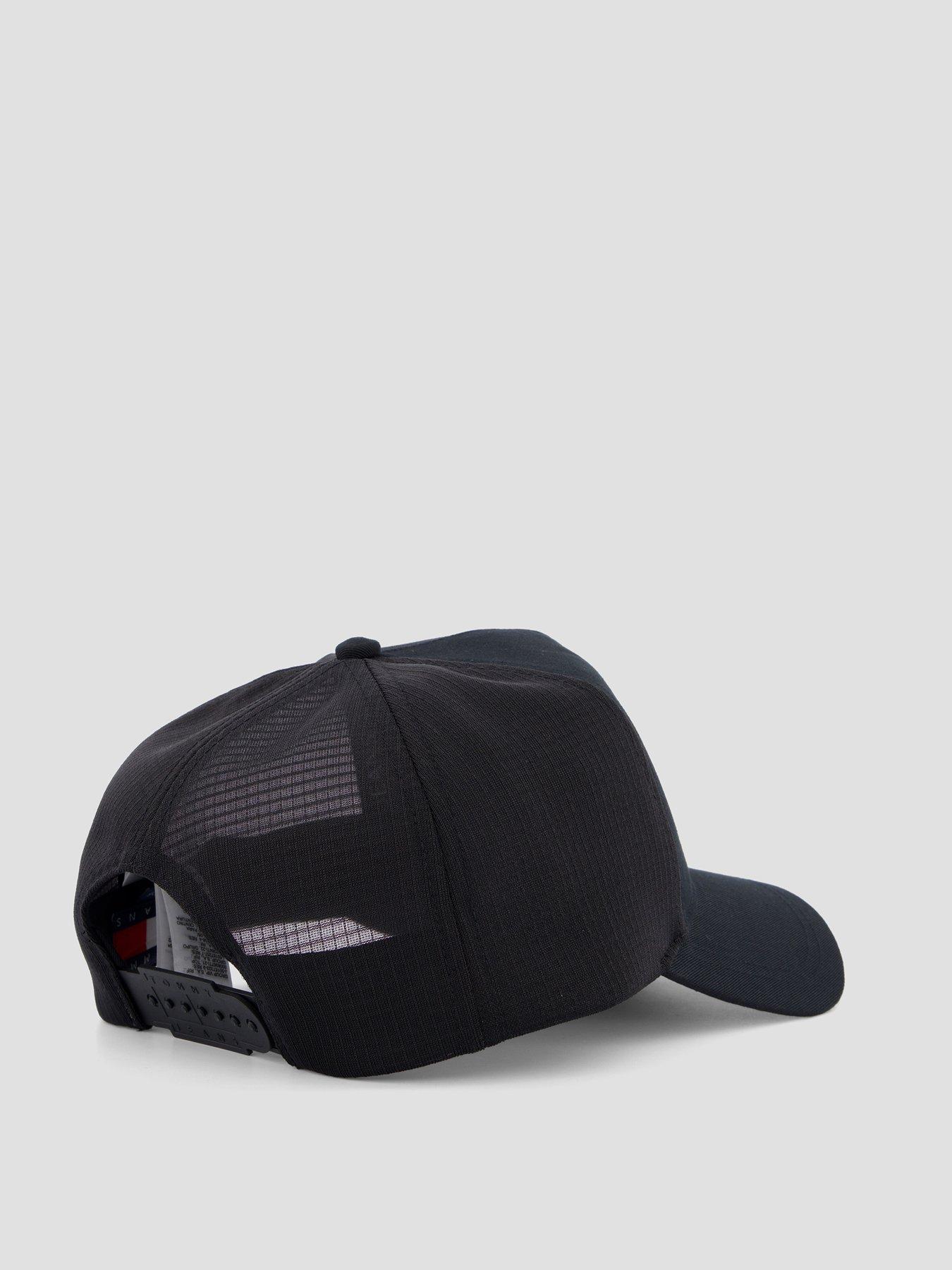 Image 4 of 4 of Tommy Jeans Heritage Trucker Snapback Cap - Black