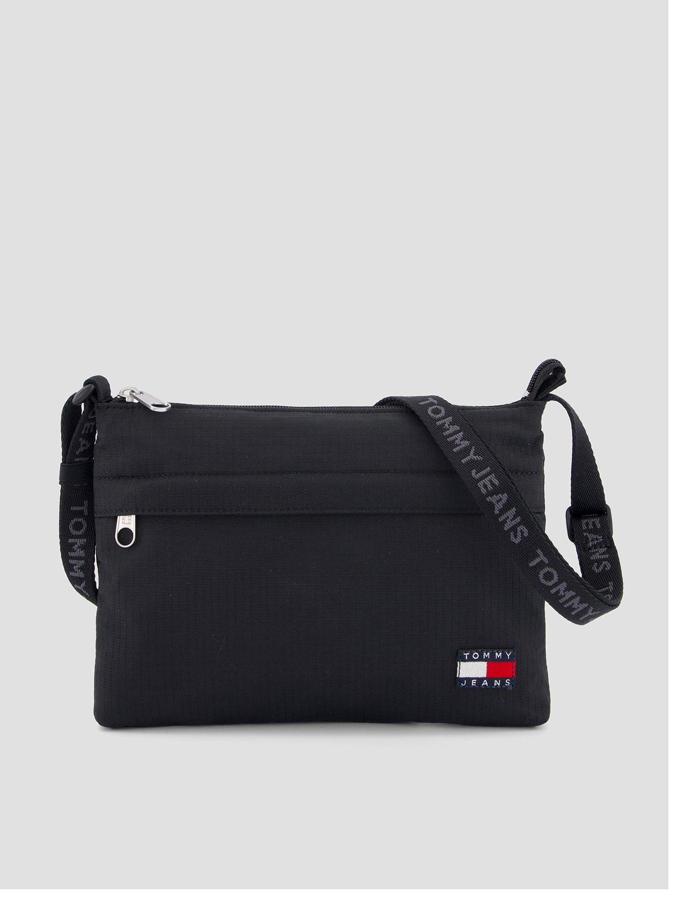 Image 1 of 4 of Tommy Jeans Ess Daily Ripstop Pouch Bag - Black