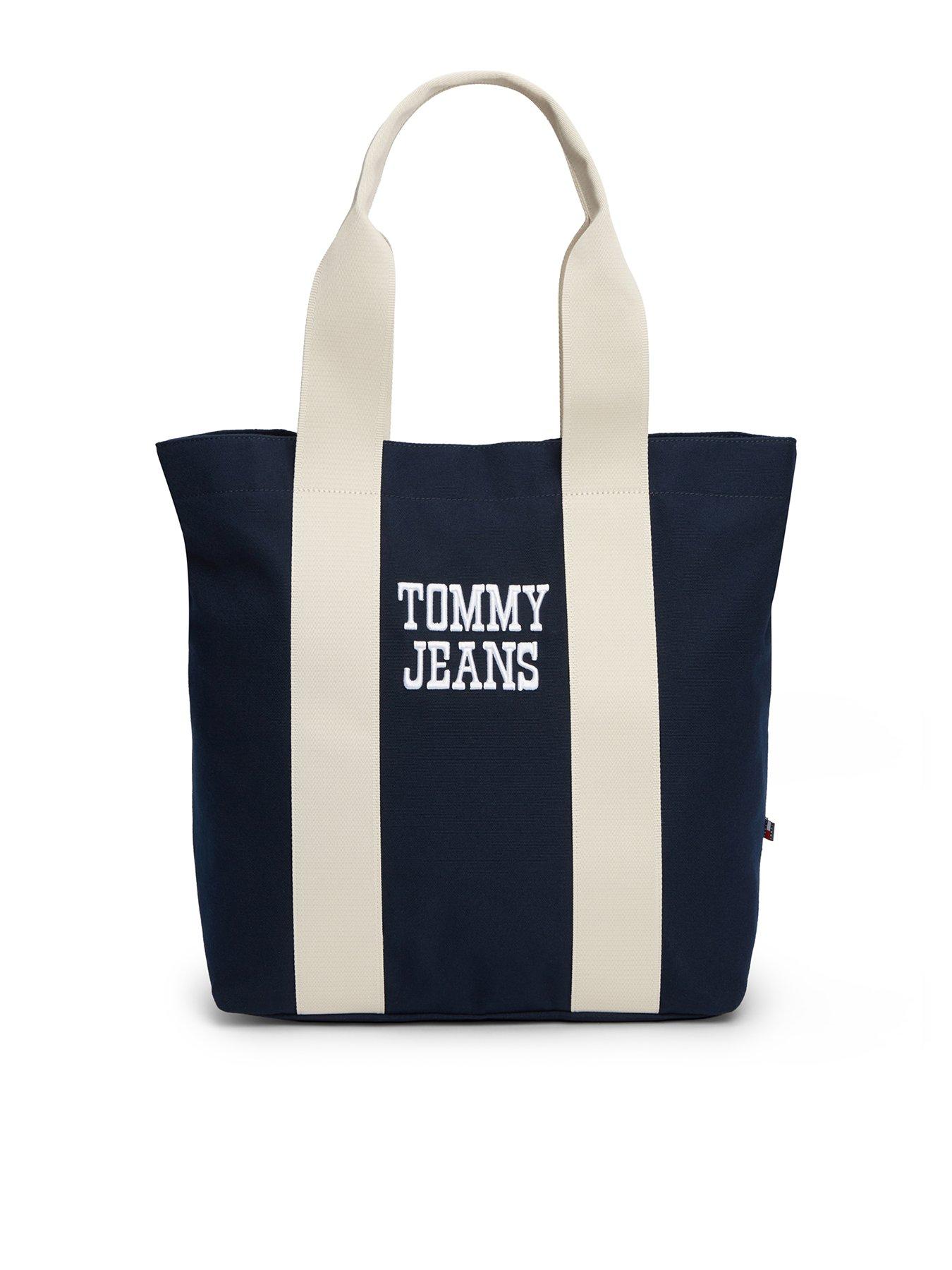 Tommy Jeans Bold Varsity Tote Bag - Navy