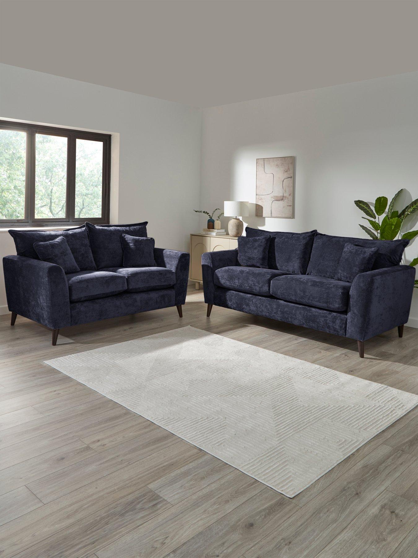The Very Collection Bakerloo 3 + 2 Seater Fabric Sofa Set