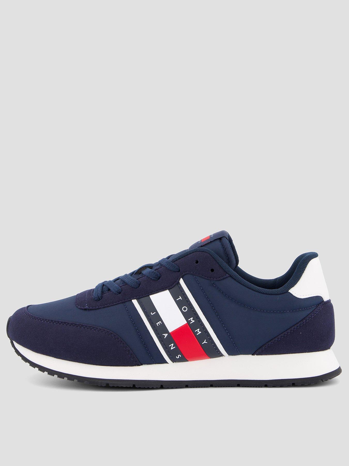 Image 1 of 7 of Tommy Jeans Classic Runner Trainers - Navy