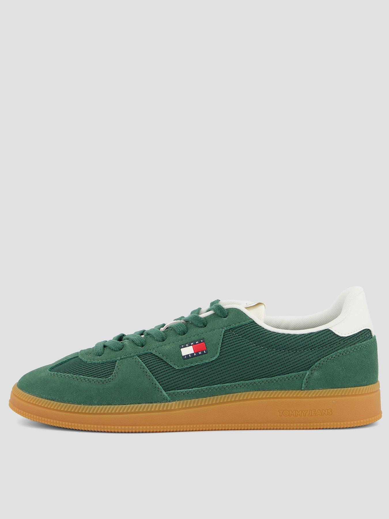 Tommy Jeans The Greenwich Edge Mix Material Trainers - Green