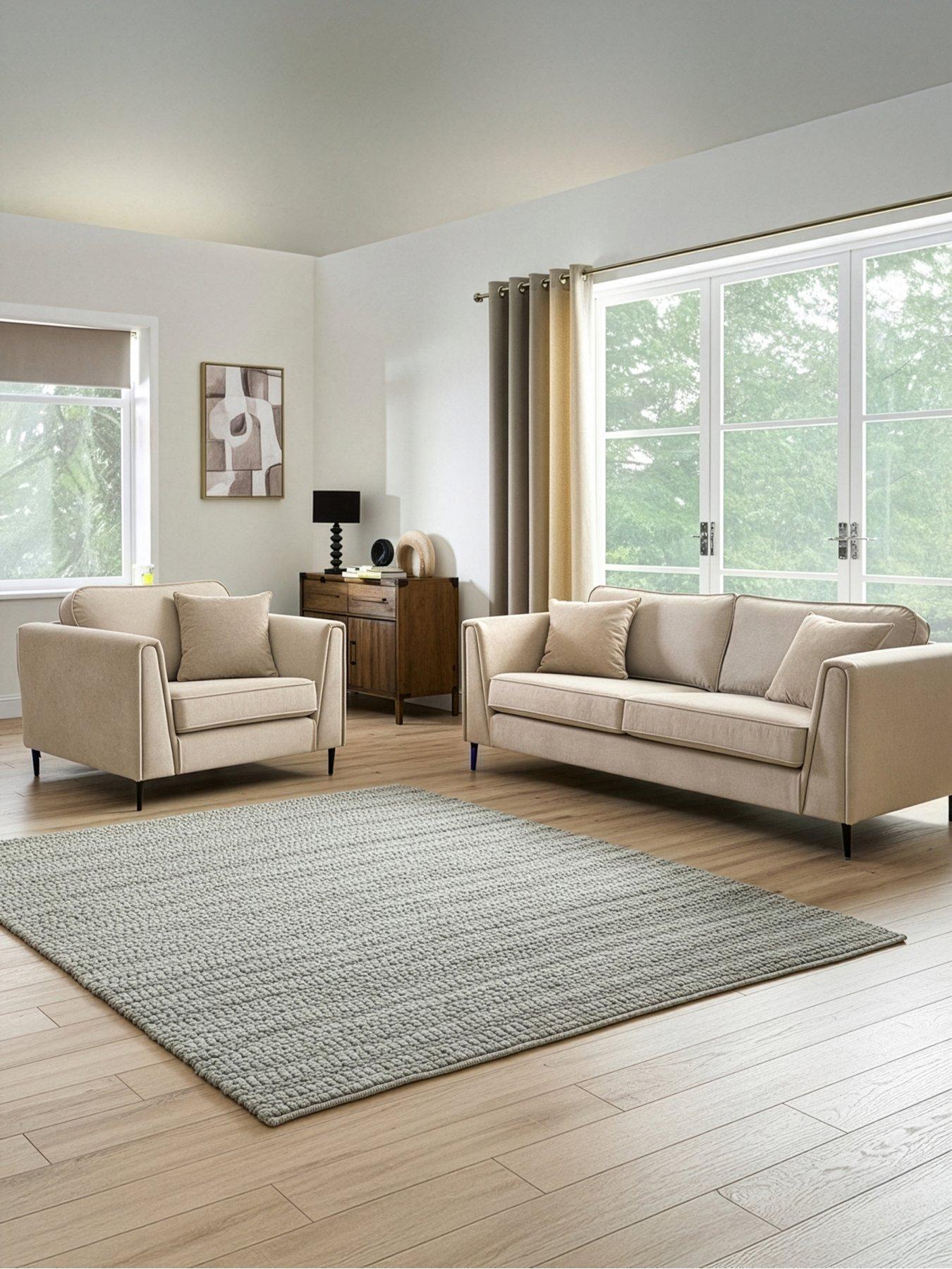 The Very Collection Messina 3 Seater + Chair